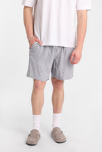 Linen-Blend Yarn-Dyed Striped Shorts thumbnail 1