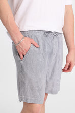 Linen-Blend Yarn-Dyed Striped Shorts thumbnail 6