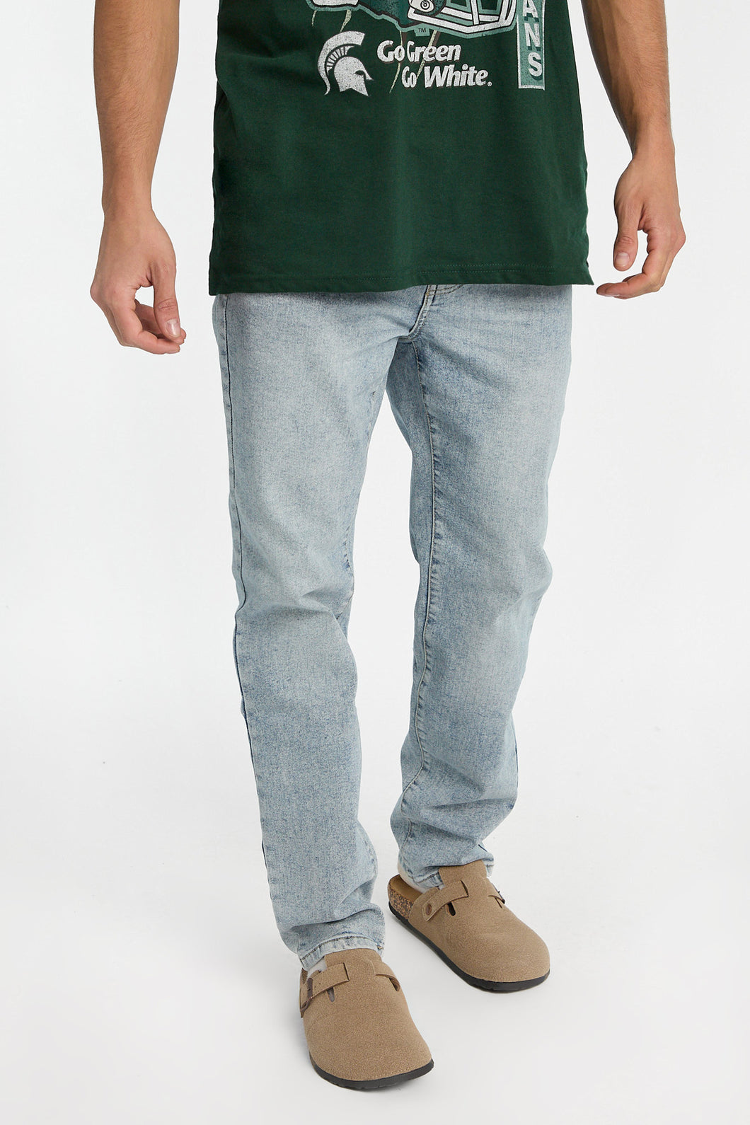 Jeans Brodie droit étroit