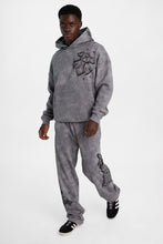 Arsenic Cross Graphic Washed Baggy Sweatpants thumbnail 10