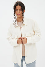 Button-Up Relaxed Corduroy Shacket thumbnail 1