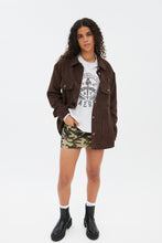 Button-Up Relaxed Corduroy Shacket thumbnail 13