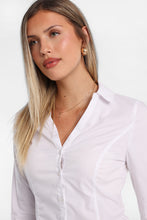 Button-Up Tie-Back Long Sleeve Shirt thumbnail 7