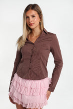 Button-Up Tie-Back Long Sleeve Shirt thumbnail 11