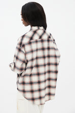 Plaid Button-Up Relaxed Shirt Jacket thumbnail 4