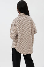 Plaid Button-Up Relaxed Shirt Jacket thumbnail 12
