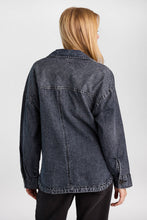 Washed Denim Long Sleeve Button-Up Shirt thumbnail 3