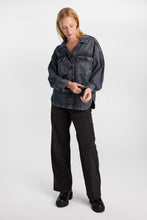 Washed Denim Long Sleeve Button-Up Shirt thumbnail 4