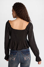 Long Sleeve Babydoll Top thumbnail 3