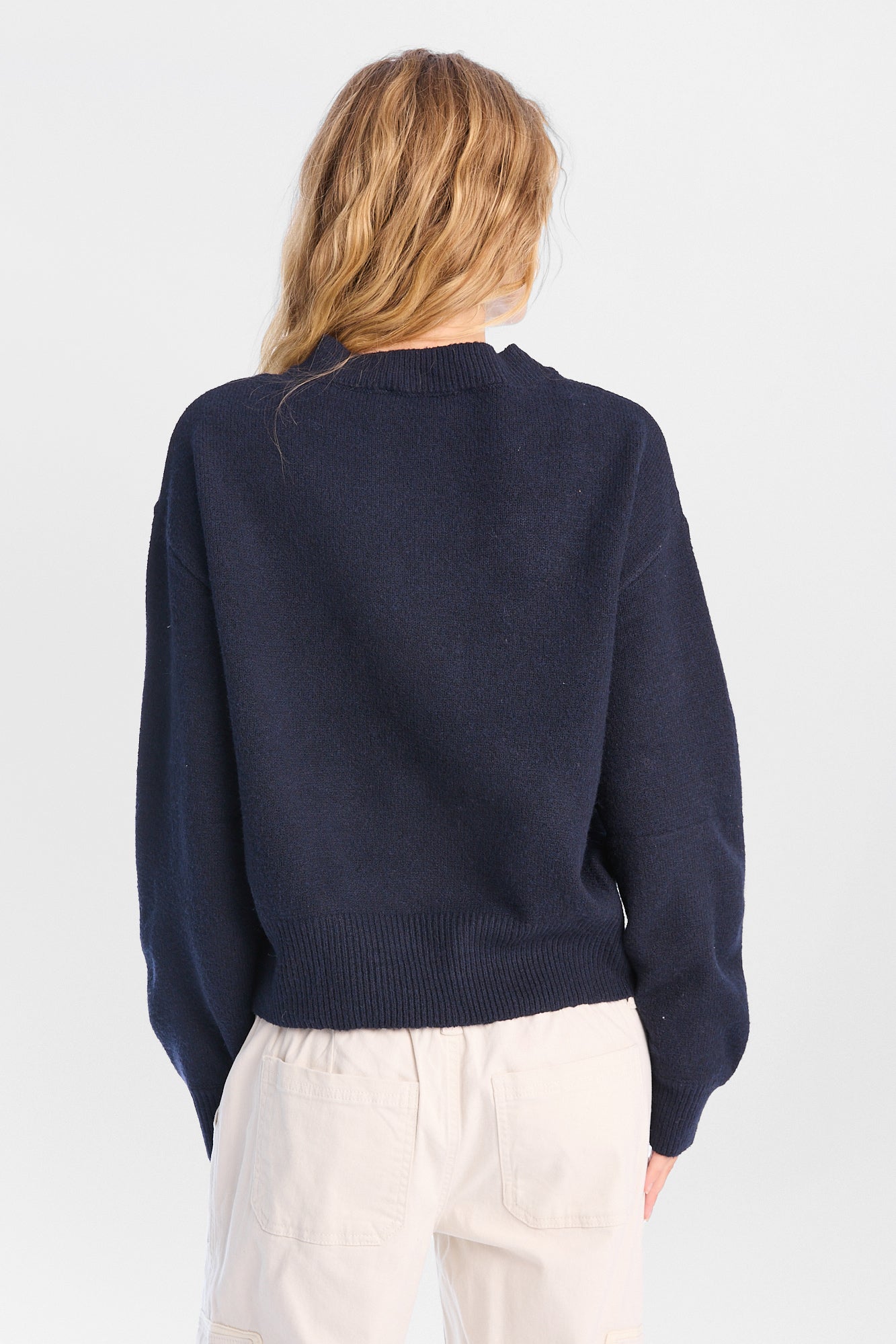 Flat Knit Crew Neck Sweater – Bluenotes