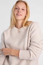 Ribbed Knit Oversized Crew Neck Sweater thumbnail 3
