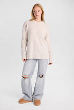 Ribbed Knit Oversized Crew Neck Sweater thumbnail 5
