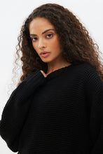 Waffle Knit Crew Neck Oversized Pullover Sweater thumbnail 12