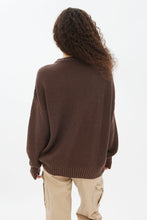 Waffle Knit Crew Neck Oversized Pullover Sweater thumbnail 16