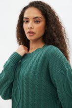 Cable Knit Crew Neck Pullover Sweater thumbnail 14
