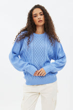 Cable Knit Crew Neck Pullover Sweater thumbnail 11