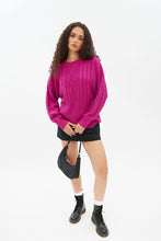 Cable Knit Crew Neck Pullover Sweater thumbnail 18