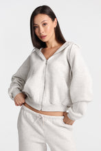 Fleece Oversized Zip-Up Hoodie thumbnail 1