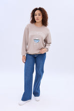 UNPLUG By Bluenotes Oversized Crew Neck Sweatshirt thumbnail 22