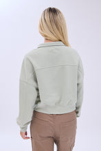 UNPLUG By Bluenotes Mock Neck Quarter-Zip Sweatshirt thumbnail 20