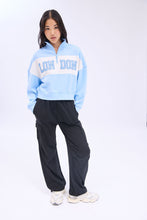 UNPLUG By Bluenotes Mock Neck Quarter-Zip Sweatshirt thumbnail 2