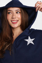Graphic Zip-Up Oversized Hoodie thumbnail 6