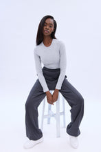 UNPLUG By Bluenotes Mid Rise Seam Detail Wide Leg Sweatpants thumbnail 3