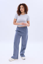 UNPLUG By Bluenotes Mid Rise Seam Detail Wide Leg Sweatpants thumbnail 14