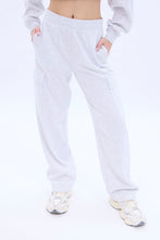 UNPLUG By Bluenotes Mid Rise Wide Leg Cargo Sweatpants thumbnail 1