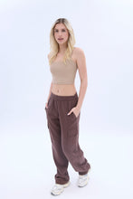 UNPLUG By Bluenotes Mid Rise Wide Leg Cargo Sweatpants thumbnail 18