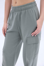 UNPLUG By Bluenotes Mid Rise Wide Leg Cargo Sweatpants thumbnail 7