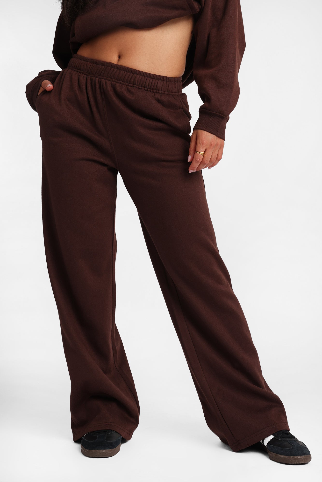 Pantalon en molleton ample