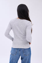 Long Sleeve Henley Top thumbnail 9