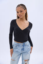 Super Soft Wrap Front Long Sleeve Top thumbnail 2