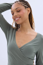 Super Soft Wrap Front Long Sleeve Top thumbnail 7