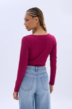 Super Soft Wrap Front Long Sleeve Top thumbnail 11