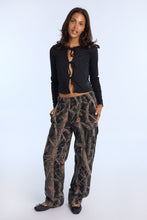Eyelet Long Sleeve Tie-Front Top thumbnail 5