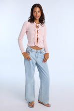 Eyelet Long Sleeve Tie-Front Top thumbnail 14