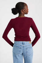 Long Sleeve Brushed Ribbed Knit Crew Neck Top thumbnail 23