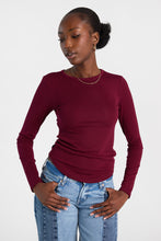 Long Sleeve Brushed Ribbed Knit Crew Neck Top thumbnail 21