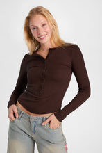 Haut Henley à manches longues thumbnail 1