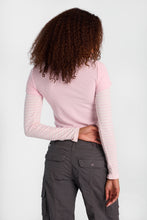T-shirt superposé à double épaisseur à manches longues à col ras du cou thumbnail 11