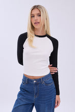 Raglan Long Sleeve Crew Neck Tee thumbnail 5