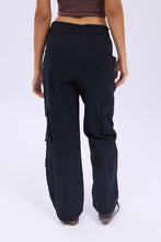 Super High Rise Twill Baggy Cargo Pants thumbnail 5