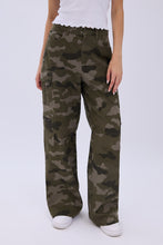 Super High Rise Twill Baggy Cargo Pants thumbnail 9