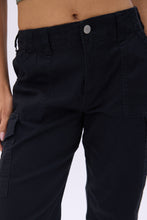 High Rise Straight Leg Cargo Twill Pants thumbnail 11