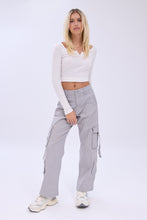 Super High Rise Baggy Cargo Twill Pants thumbnail 7