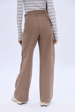 Super High Rise Wide Leg Cargo Twill Pants thumbnail 8