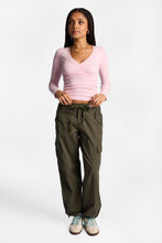 Low Rise Ultra-Loose Cargo Twill Joggers thumbnail 8