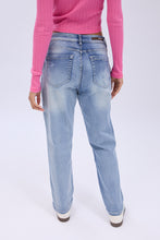 Jeans coupe garçonne taille haute thumbnail 2